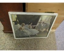 DAME LAURA KNIGHT FRAMED PRINT OF BALLERINAS