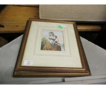 PAIR OF GILT FRAMED VICTORIAN PRINTS OF LADIES