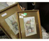 PAIR OF GILT FRAMED F ROBSON PRINTS