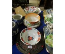 MIXED LOT OF ORIENTAL PLATES, BOWLS, EASTERN PLATE ETC