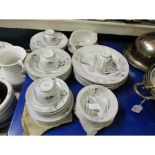 CHINESE SILVER PART DINNER WARES