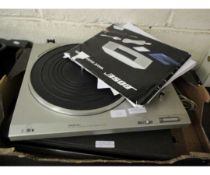 TECHNICS TURNTABLE SLB210, TOGETHER WITH A FURTHER BANG & OLUFSEN MASTER 5000 (2)