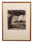 •AR Martin Hardie (1875-1952) West Runton?, black and white etching, signed in pencil to lower right