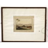 After Howitt, engraved by Dubourg, hand coloured aquatint published by Edward Orme, 1813, "East