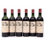 Chateau Beauregard Pomerol 1962, 6 bottles