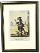 After H W Bunbury, engraved by J Bretherton, hand coloured engraving published by J Bretherton 1772,