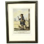 After H W Bunbury, engraved by J Bretherton, hand coloured engraving published by J Bretherton 1772,