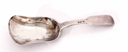 William IV Fiddle pattern toddy spoon with waisted bowl, length 9.3cm, weight approx 14gms, London