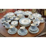 Extensive quantity of Royal Doulton Rose Elegans dinner service together with a tea and coffee set