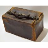 Late 19th century leather Gladstone bag