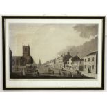 After T Sheraton, engraved by J Caldwall, black and white aquatint published circa 1790, "A view