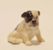 Royal Doulton model of a bulldog, K2, decorated in typical fashion