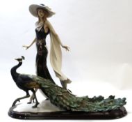 Giuseppe Armani, Florence limited edition (159/750) ceramic figures "Proud and Beautiful", 75cm