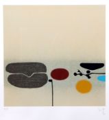 AR Victor Pasmore, CH, CBE (1908-1998) "Points of contact 33" coloured lithograph, signed, dated 79