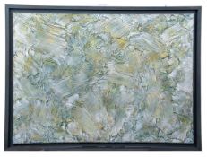 AR John Riches (1947-1999) "Winter Wood" oil on canvas, 108 x 77cm
