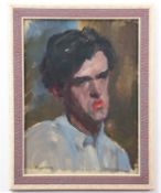 AR Patrick Lambert Larking, RP, ROI, NS (1907-1981) Self portrait oil on canvas, signed lower left,