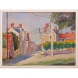 AR Cosmo Clark, RA, RWS, NEAC (1897-1967) "Valence, France" watercolour, signed and dated 1956