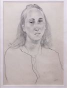 AR John Copley (1875-1950) Portrait of a lady pencil drawing, signed lower right, 35 x 25cm, 35 x