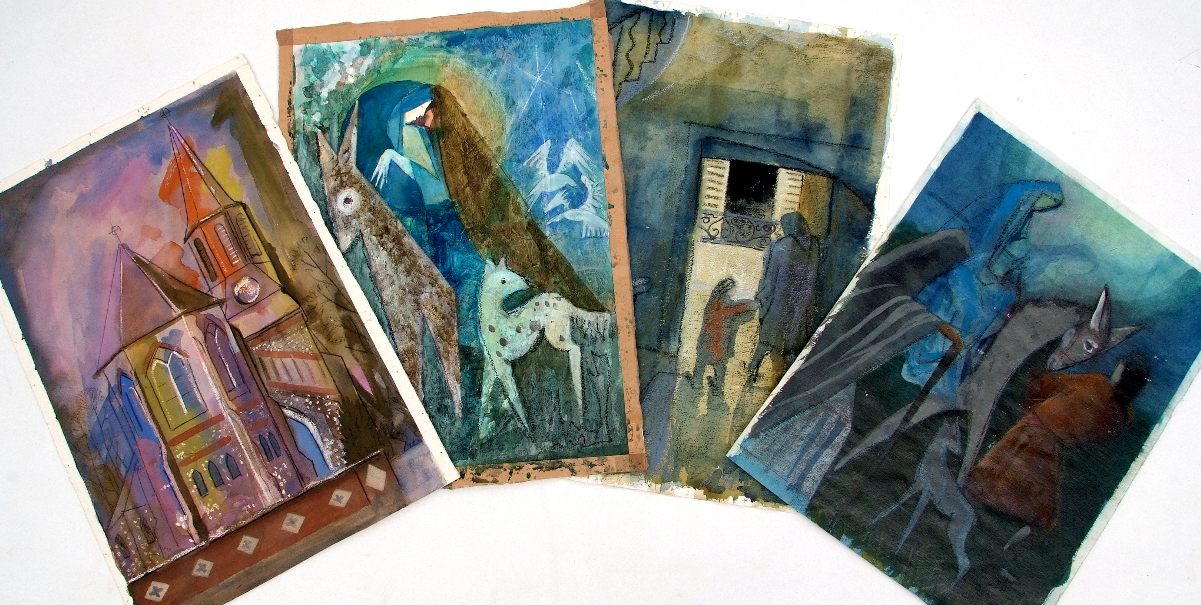 AR Dorothy Morton (1890-1983) Landscapes etc folder of 16 various works, assorted sizes, all - Image 4 of 4