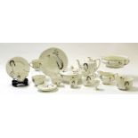 Extensive quantity of Royal Doulton Art Deco dinner and tea wares circa 1930s, some with impressed