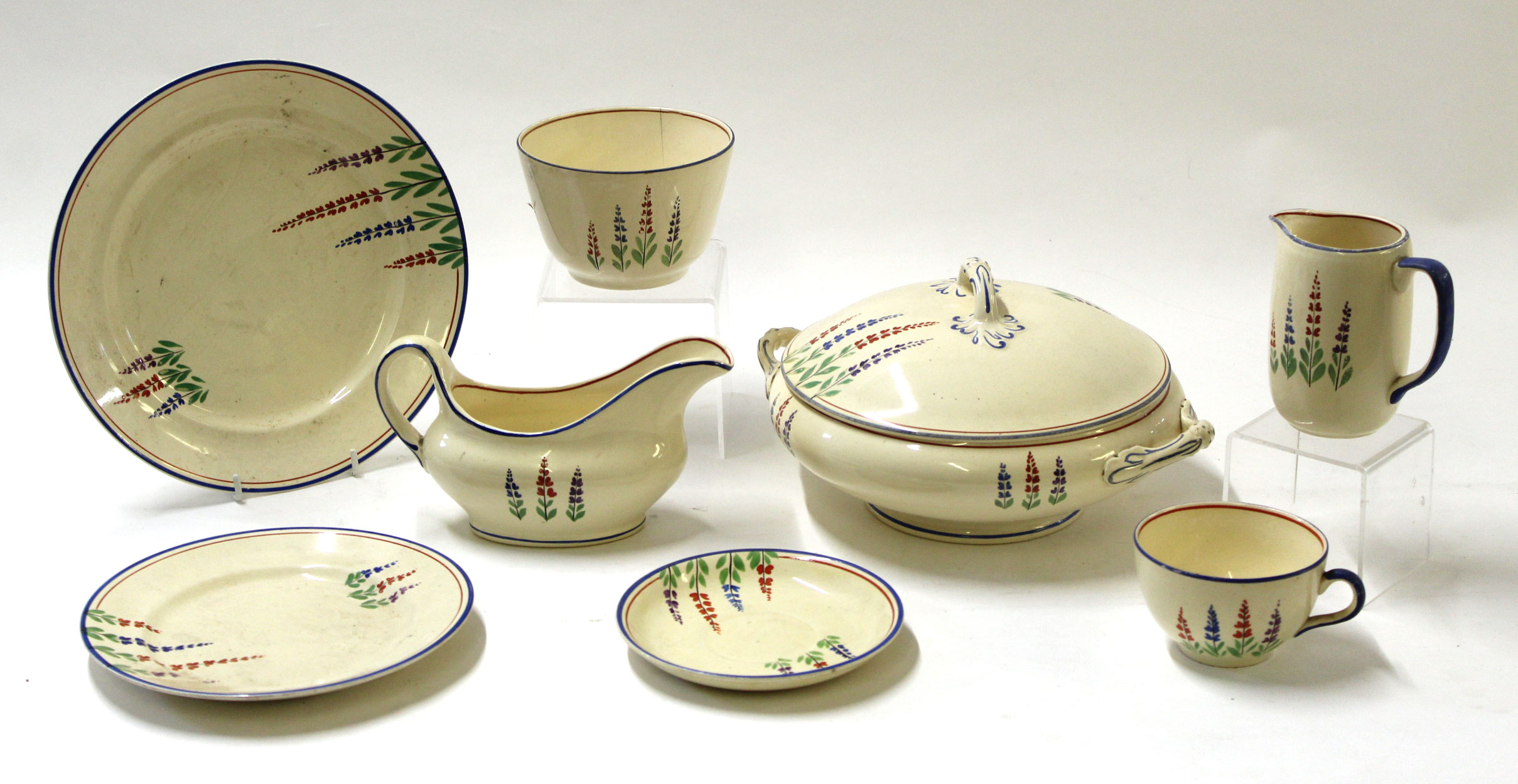 Quantity of dinner and tea wares made by Heal & Sons, London circa 1950s including a tureen and
