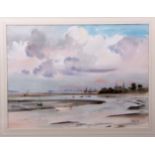 AR Roland Vivian Pitchforth, RA, ARWS (1895-1982) "Manningtree, Essex" watercolour, signed lower