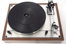Thorens TD166 turntable together with an Ortofon M15E super cartridge (dust cover cracked and