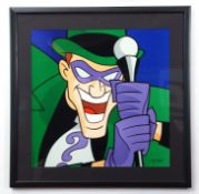 Warner Bros (20th century) "Riddler" lithograph, published DC Comics 1996 and numbered 305/350 in