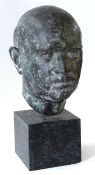 Kurt Ingendahl (1918-1982), "Pablo Casals", cast bronze bust on marble base, 41cm high