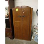 SMALL MID 20TH CENTURY WARDROBE, WIDTH APPROX 80CM