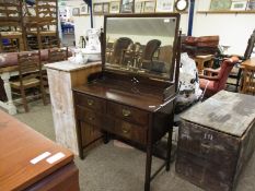 EARLY 20TH CENTURY DRESSING TABLE, WIDTH APPROX 92CM