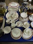 GOOD QUANTITY OF PORTLAND DINNER WARES AND OTHER SIMILAR