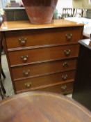 CHEST OF DRAWERS, APPROX WIDTH 84CM