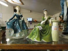 TWO ROYAL DOULTON FIGURES, SECRET THOUGHTS AND JANINE