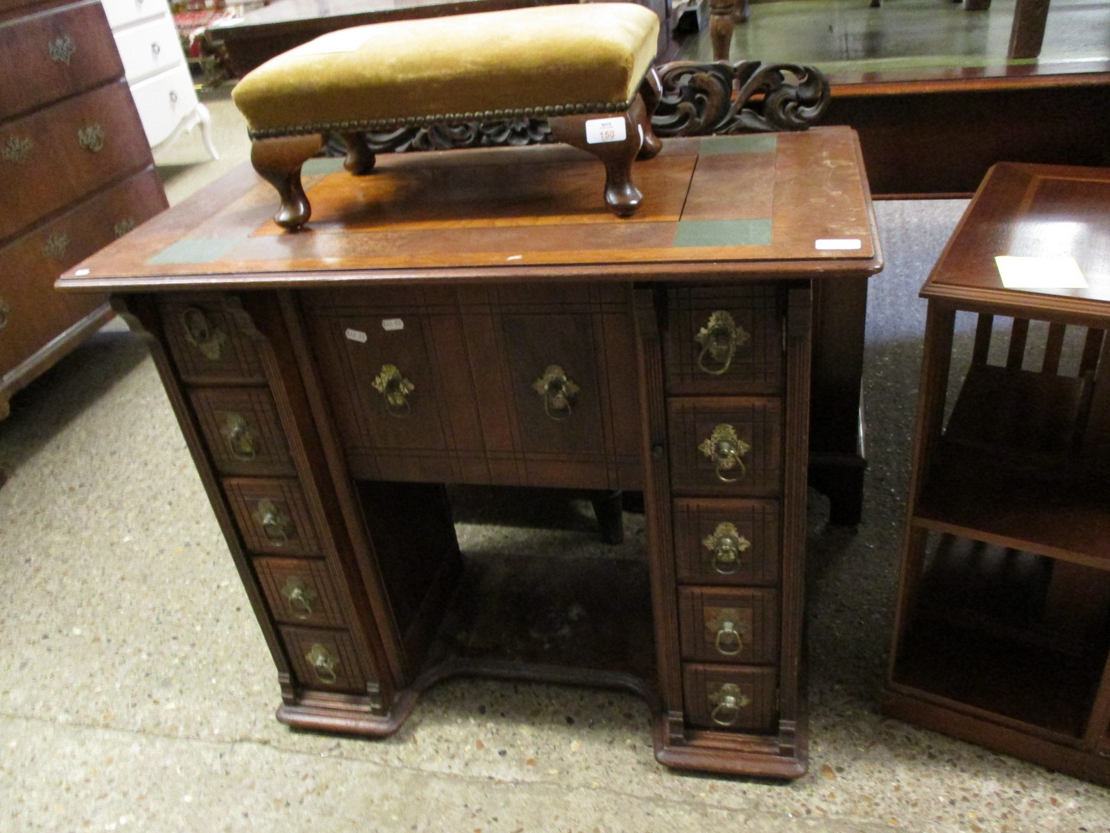 UNUSUAL ORIENTAL STYLE STORAGE UNIT, WIDTH APPROX 86CM