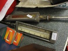 PAIR OF INDUSTRIAL THERMOMETERS, EACH APPROX 44CM