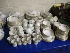 GOOD QUANTITY OF ROYAL DOULTON LARCHMONT DINNER WARE INCLUDING TUREENS, PLATES, BOWLS, CUPS,