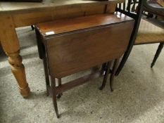 SMALL FOLDING OCCASIONAL TABLE, WIDTH APPROX 60CM