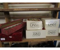 BOXES OF DARTINGTON DAISY COLLECTION BOWLS ETC