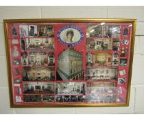 QUEEN MARY'S DOLLS HOUSE FRAMED JIGSAW PUZZLE