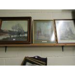 THREE FRAMED PRINTS, VICTORIAN SCENES