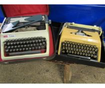 TWO CASED TYPEWRITERS