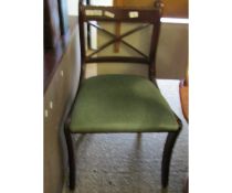 REGENCY TYPE REPRODUCTION DINING CHAIR