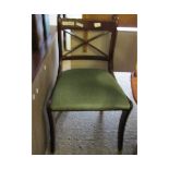 REGENCY TYPE REPRODUCTION DINING CHAIR
