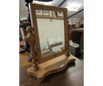 PINE FRAMED DRESSING TABLE MIRROR