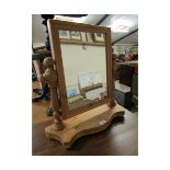 PINE FRAMED DRESSING TABLE MIRROR