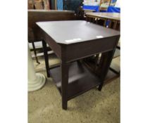 MODERN OCTAGONAL OCCASIONAL TABLE, APPROX 51CM SQ.