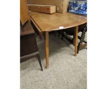 CIRCULAR DROP LEAF TABLE ON SPLAYED LEGS