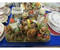 TRAY OF GOEBEL TYPE FIGURES ETC