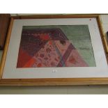 FRAMED PRINT "FULL OR ANGLES" BY E E NEWMAN DATED 82